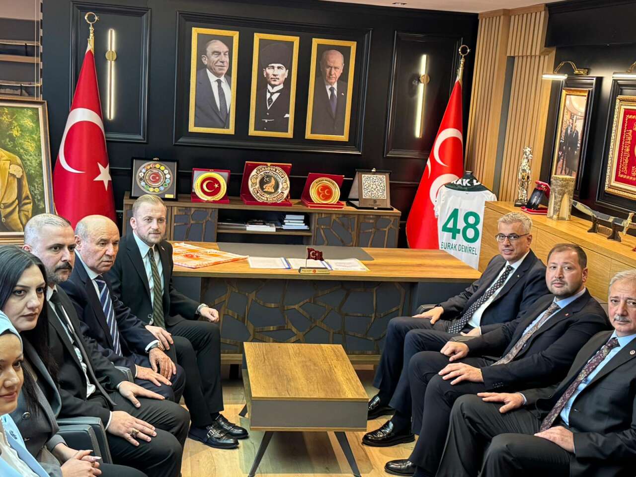 Sağlık Bakanı Prof. Dr. Kemal Memişoğlu Muğla’da MHP İl Başkanlığı’nı Ziyaret Etti 4